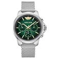 Police Multifunction Black Dial Silver Metal Strap Watch For Men - image number 0