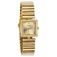 Sonata Poze Quartz Analog Silver Dial Golden Metal Strap Watch For Women - image number 2