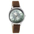 Titan Workwear Quartz Analog Silver Dial Brown Leather Strap Watch For Women - image number 1