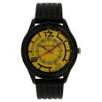 SF Quartz Analog Grey Dial Plastic Strap Watch for Men
