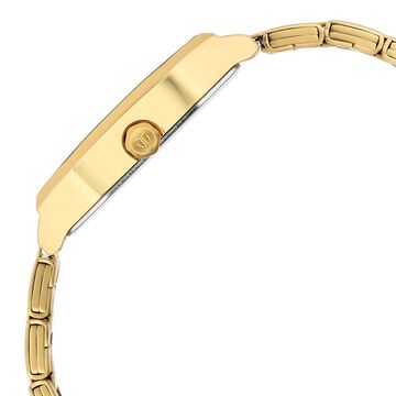 Titan Regalia Opulent Quartz Analog with Day and Date White Dial Golden Metal Strap Watch For Men