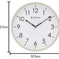 Titan 32.5 cm White-Lume Wall Clock: Stylish Nighttime Illumination - image number 6