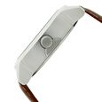 Fastrack Quartz Analog Silver Dial Leather Strap Watch for Guys - image number 2
