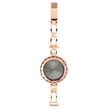 Titan Quartz Analog Black Dial Watch for Women