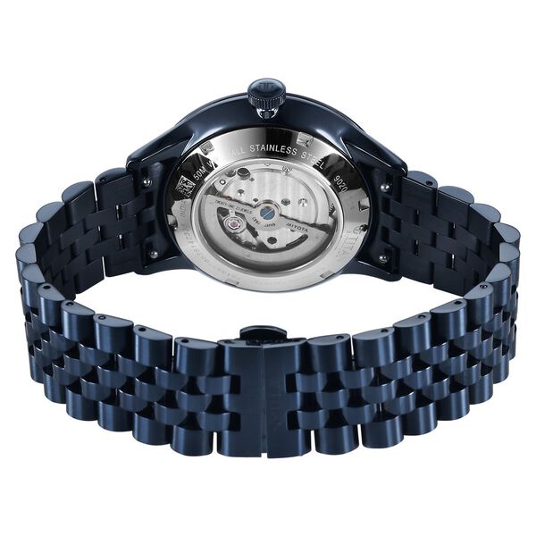 Titan Weekender 60 Hours Power Reserve Concealed Automatic Analog Blue Dial Blue Stainless Steel Strap Watch for Men - image number 6