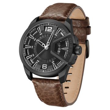 Police Black Dial Quartz Analog Watch for Men