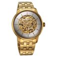 Titan Golden Heart Skeletal Automatic Analog with Silver Dial Yellow Gold Stainless Steel Strap Watch for Men - image number 2