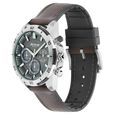 Titan Octane Hyper Lume Black Dial Quartz Multifunction Leather Strap watch for Men - image number 2