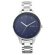 Titan Women's Precision Simplicity Watch: Blue Gradient Dial with Metal Strap - image number 1
