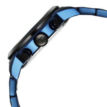 Titan Octane Primal Quartz Chronograph Blue Dial Blue Stainless Steel Strap Watch For Men