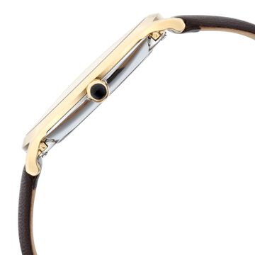 Titan Nebula Deccan Treasures 18k Gold Analog Leather Strap Watch for Men 