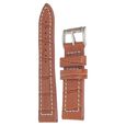 24 mm Tan Genuine Leather Straps for Men - image number 2