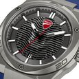 Ducati Quartz Analog Grey Dial Blue Silicone Strap Watch For Men - image number 3