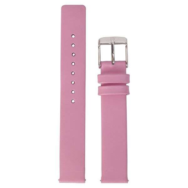 16 mm Pink Genuine Leather Strap for Women - image number 0