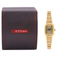 Titan Quartz Analog Champagne Dial Stainless Steel Strap Watch for Women - image number 4