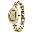 Vyb Mirage By Fastrack Quartz Analog Golden Dial Golden Metal Strap Watch For Girls - image number 2