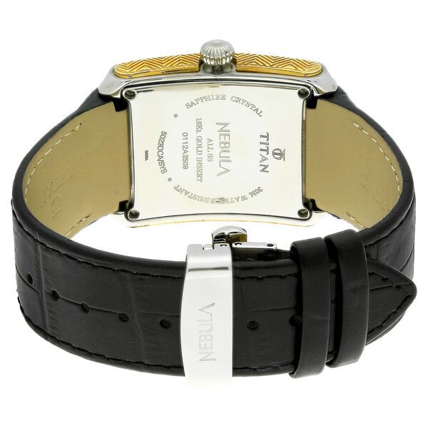 Titan Nebula Quartz Analog with Date 18 Karat Solid Gold Watch for Men - image number 3
