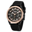 Kenneth Cole Quartz Multifunction Black Dial Black Colour Silicone Strap Watch For Men - image number 1