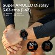 Titan Celestor Advanced GPS & Barometer 3.6 CM AMOLED Display with AOD, Pizoelectric Functional Crown Aurora Blue - image number 4