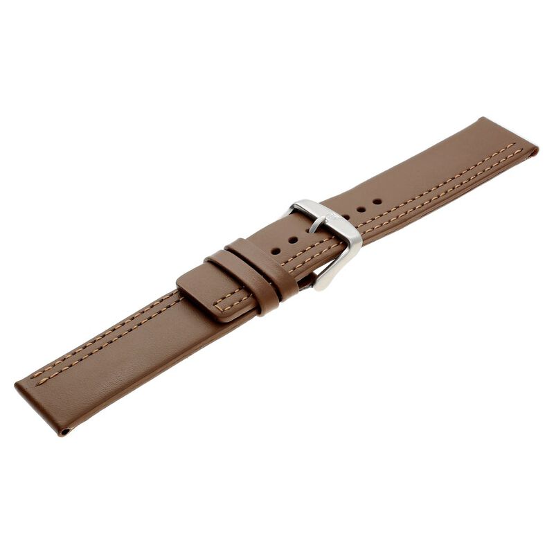 Discount Designer Leather 22 mm Watch Strap 1M-SP08L2C_K0028244