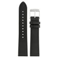 20 mm Black Genuine Leather Strap for Men - image number 0