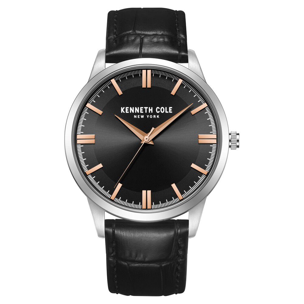 Buy Online Kenneth Cole Analog Black Dial Watch for Men