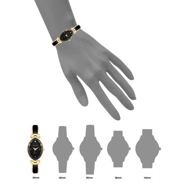 Anne Klein Quartz Analog Black Dial Plastic Strap Watch for Women - image number 3