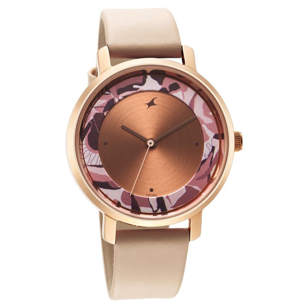 Fastrack Urban Camo Brown Dial Watch for Girls