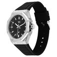 Vyb Rebel By Fastrack Quartz Analog Black Dial Black Silicone Strap Watch For Guys - image number 4