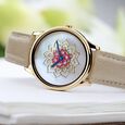 Titan Nebula Lotus Quartz Analog 18 Karat Solid Gold Watch for Women - image number 0