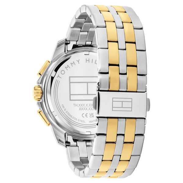 Tommy Hilfiger Quartz Multifunction Grey Dial Two Toned Stainless Steel Strap Watch for Men - image number 2