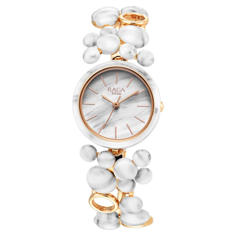 Titan raga white strap watches sale