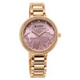 Glitz Rose Gold Dial Stainless Steel Strap Watch for Women - image number 0