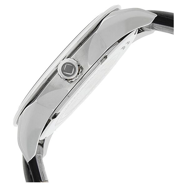 Xylys Swiss Analog with Date Black Leather Strap and Black Dial Watch For Men - image number 2