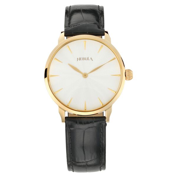 Titan Nebula Quartz Analog 18 Karat Solid Gold Watch for Men - image number 0