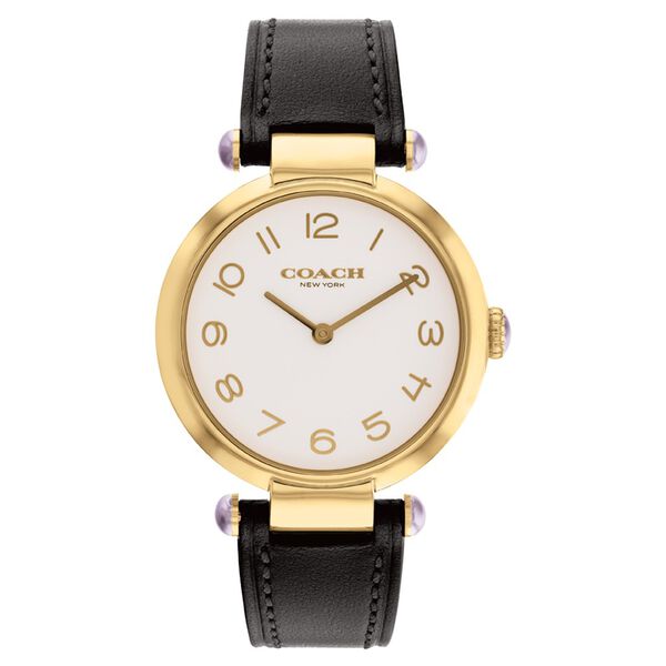 Coach Quartz Analog Brown Dial Leather Strap Watch for Women - image number 0