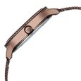 Titan Purple Superheads Quartz Analog Brown Dial Brown Stainless Steel Strap Watch For Women - image number 4