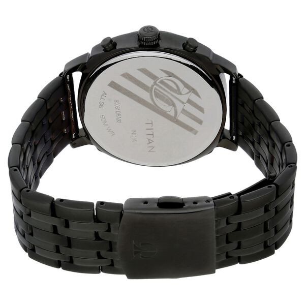 Titan Quartz Chronograph Brown Dial Stainless Steel Strap Watch for Men - image number 3