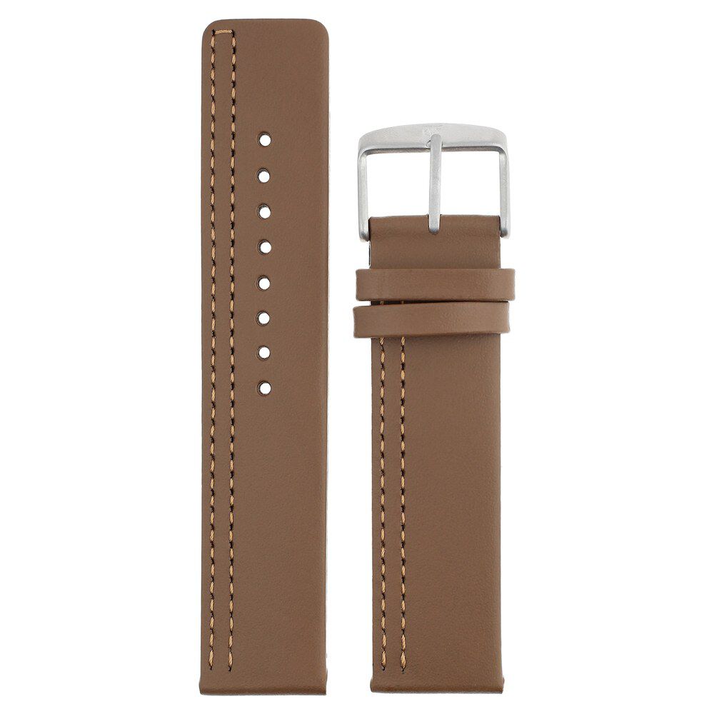 Buy Online 22 mm Brown Genuine Leather Straps for Men 1618021022s p Titan
