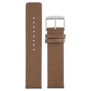 22 mm Brown Genuine Leather Straps for Men