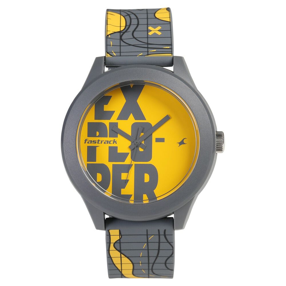 Yellow colour fastrack watches on sale