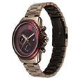 Fastrack Wild Quartz Chronograph Maroon Dial Chrome K Stainless Steel Strap Watch For Guys - image number 5