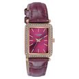Sonata Poze Quartz Analog Purple Dial Leather Strap Watch For Women - image number 2