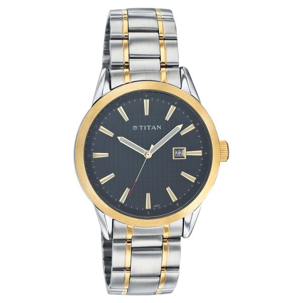 Titan Quartz Analog Black Dial Watch for Men - image number 0