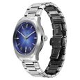 Titan Stellar Starlight Analog with Concealed Automatic and Blue Dial Silver Stainless Steel Strap Watch for Men - image number 4