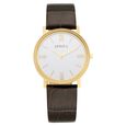 Titan Nebula Vintage 18k Gold Analog Leather Strap Watch for Men - image number 1