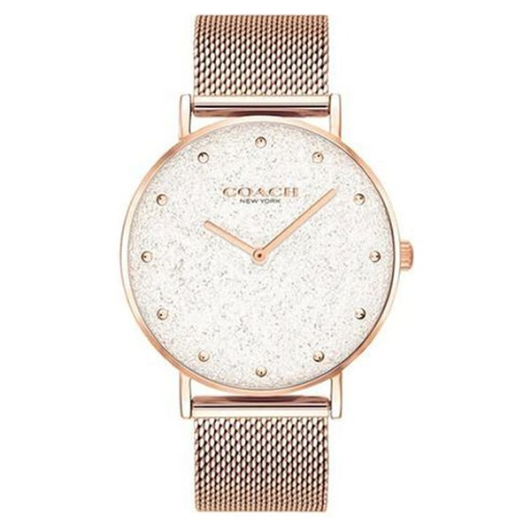 Coach Quartz Analog Silver Dial Stainless Steel Strap Watch for Women - image number 0