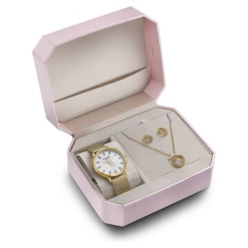 Sonata Poze Quartz Analog White Dial Metal Strap Watch For Women