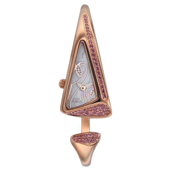 Titan Quartz Analog Mother Of Pearl Dial Watch for Women - image number 0