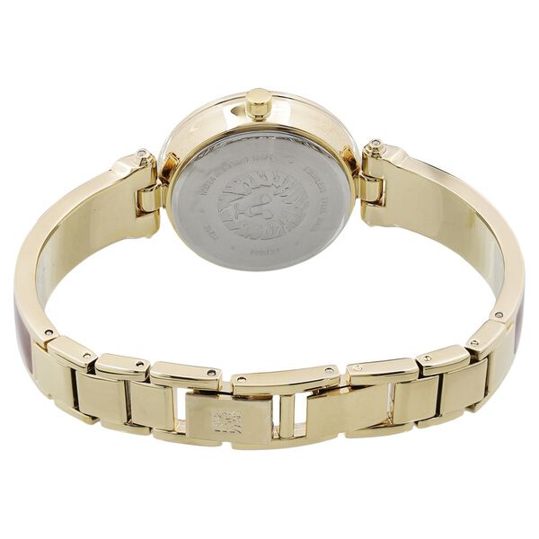 Anne Klein Quartz Analog Maroon Dial Ceramic Strap Watch for Women - image number 3